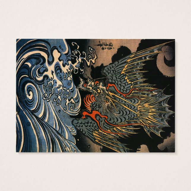 Dragon bij Zee Visitekaartjes (Achterkant)