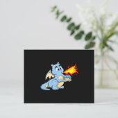 DRAGON BIRTHDAY 10 10th Birthday Boy Cute Dragon Briefkaart (Staand voorkant)