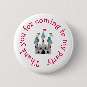 Dragon Birthday "Bedankt voor je komst" Ronde Button 5,7 Cm