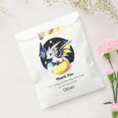 Dragon Birthday Bedankzakje (Gezegeld)