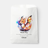 Dragon Birthday Bedankzakje (Voorkant)