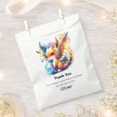 Dragon Birthday Bedankzakje (Geknipt)