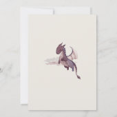 Dragon Birthday Invitation · Draken Waterverf Kaart (Achterkant)