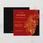 Dragon Birthday Kaart (Voorkant / Achterkant)