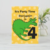 Dragon Birthday Kaart (Staand voorkant)