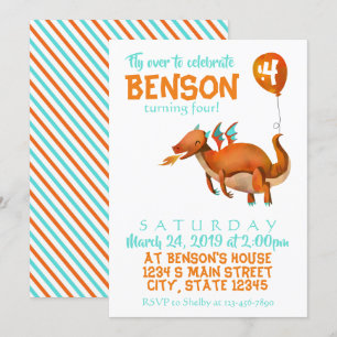 Dragon Birthday Kaart