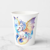 Dragon Birthday Papieren Bekers (Voorkant)