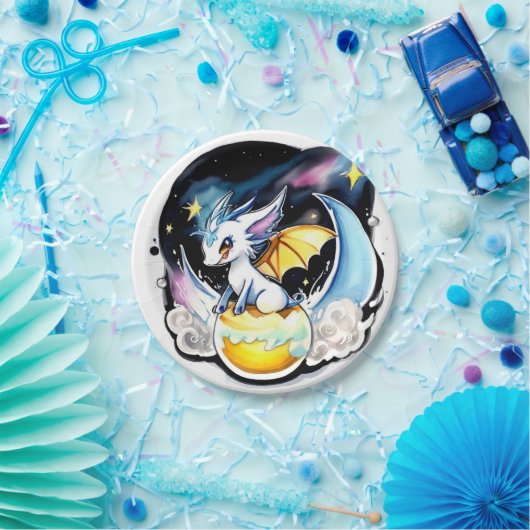 Dragon Birthday Papieren Bordje (Feest)