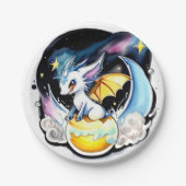Dragon Birthday Papieren Bordje (Voorkant)