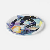 Dragon Birthday Papieren Bordje (Gekanteld)