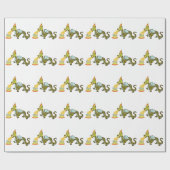 Dragon Birthday Party Gift Cadeaupapier (Vlak)