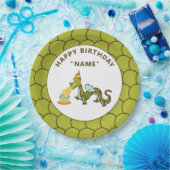 Dragon Birthday Party Papieren Bordje (Feest)