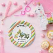 Dragon Birthday Party Papieren Bordje (Feest)