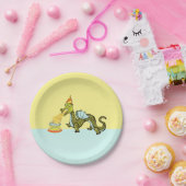 Dragon Birthday Party Papieren Bordje (Feest)
