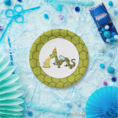 Dragon Birthday Party Papieren Bordje (Feest)