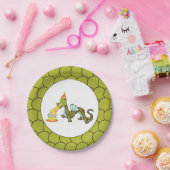 Dragon Birthday Party Papieren Bordje (Feest)