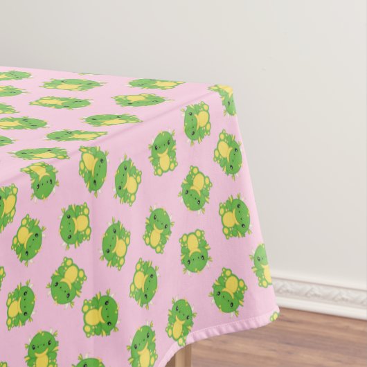 Dragon Birthday Party roze Tafelkleed (Voorbeeld)