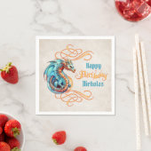 Dragon Birthday Party Servet (Insitu)