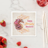 Dragon Birthday Party Servet (Insitu)