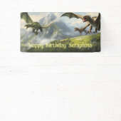 Dragon Birthday Party Spandoek (Insitu)