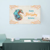 Dragon Birthday Party Spandoek (Beurs)