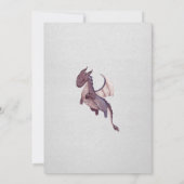 Dragon Birthday Uitnodiging (Achterkant)