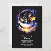 Dragon Birthday Uitnodiging (Voorkant)