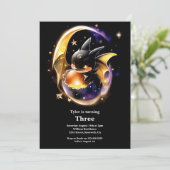 Dragon Birthday Uitnodiging (Staand voorkant)