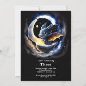 Dragon Birthday Uitnodiging (Voorkant)