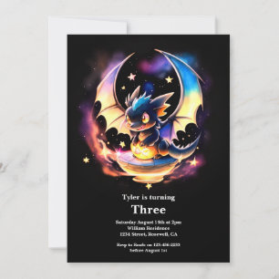 Dragon Birthday Uitnodiging