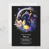 Dragon Birthday Uitnodiging (Voorkant)