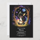 Dragon Birthday Uitnodiging (Voorkant)