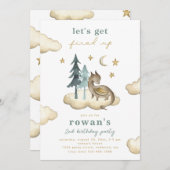 Dragon Birthday Uitnodiging | Uitnodiging tot het (Voorkant / Achterkant)