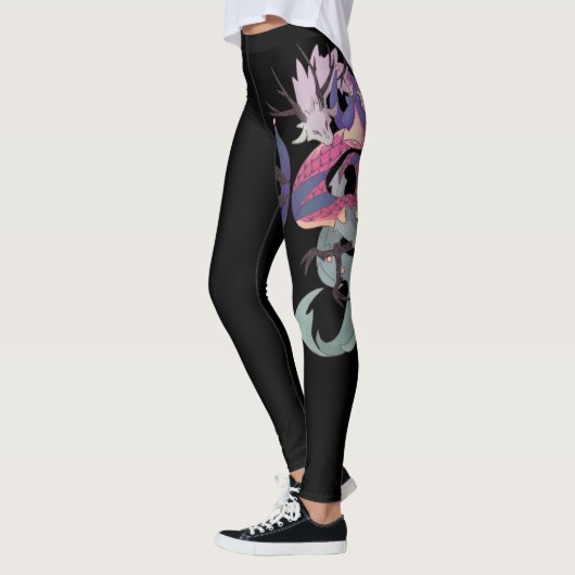 Dragon, black legging (Links)