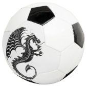Dragon Black Shape Tattoo Stijl Voetbal (Drie kwart)