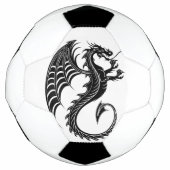 Dragon Black Shape Tattoo Stijl Voetbal (Voorkant)