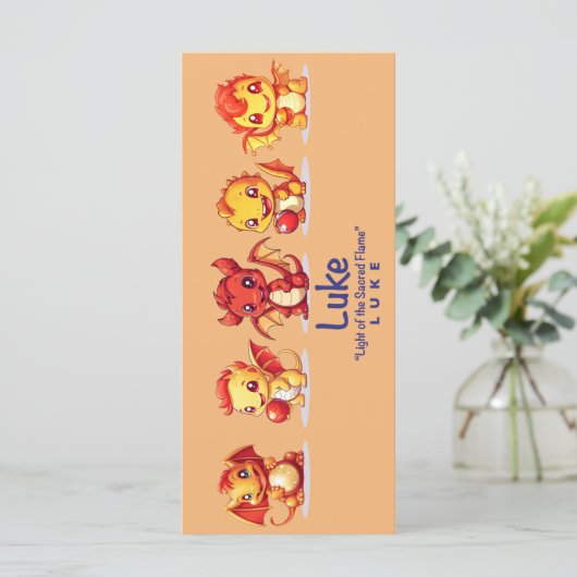 Dragon Bladwijzer Menu (Staand voorkant)