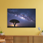 Dragon Blood Tree Melkweg Canvas  Oude Natuur Afdruk (Insitu (Woonkamer))