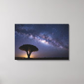 Dragon Blood Tree Milky Way Canvas Ancient Nature Afdruk (Voorkant)