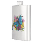 Dragon Blue Vlinder Bloemen Flacon (Links)