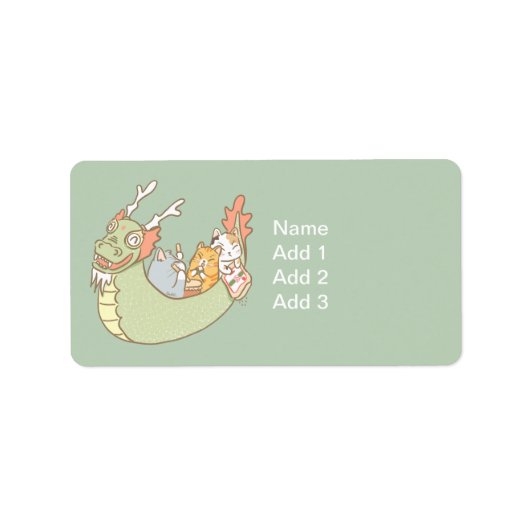 Dragon Boat Etiket (Voorkant)