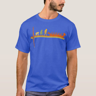 Dragon Boat Evolution Hartslag Retro Vintage 1 T-shirt