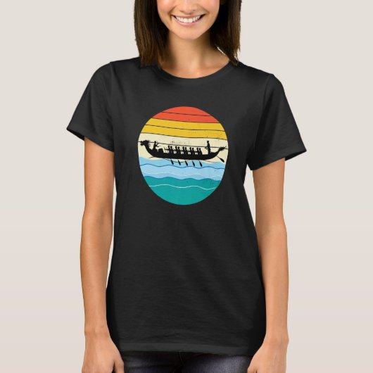Dragon Boat Festival Racing Crew Paddling Water Sp T-shirt (Voorkant)