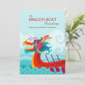 Dragon Boat Festival Wenskaart Feestdagenkaart (Staand voorkant)