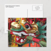 Dragon Boat headpiece Briefkaart (Voorkant / Achterkant)