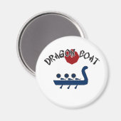 Dragon Boat Koelkast Magnet (Voorkant / Achterkant)
