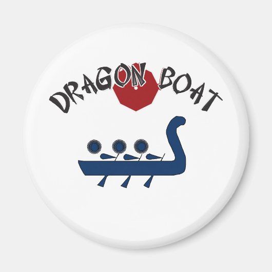 Dragon Boat Koelkast Magnet (Voorkant)