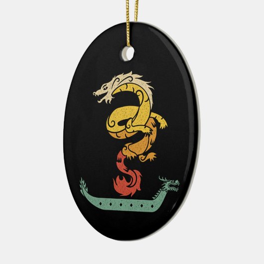 Dragon Boat Paddling  kijk Keramisch Ornament (Links)
