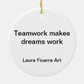 Dragon Boat Race Keramisch Ornament (Achterkant)