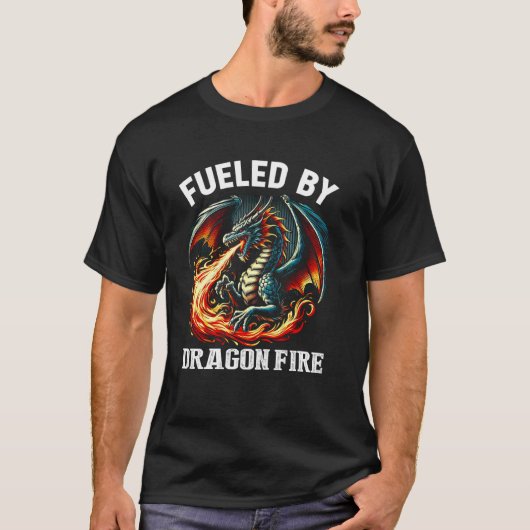 Dragon Boat Racing - Aangevuurd door Dragon Fire T-shirt (Voorkant)